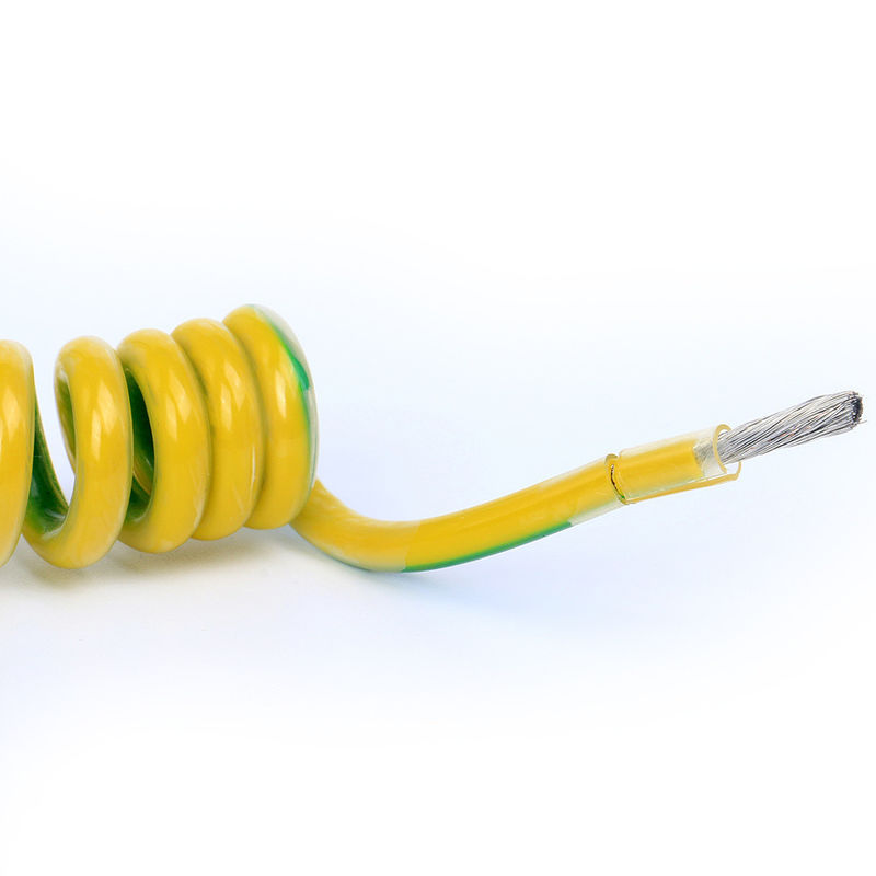 Material da bainha PVC 2-10 núcleos Retardante de Chama Espiral de Primavera Cable de Alimentação para Equipamentos Eletrônicos