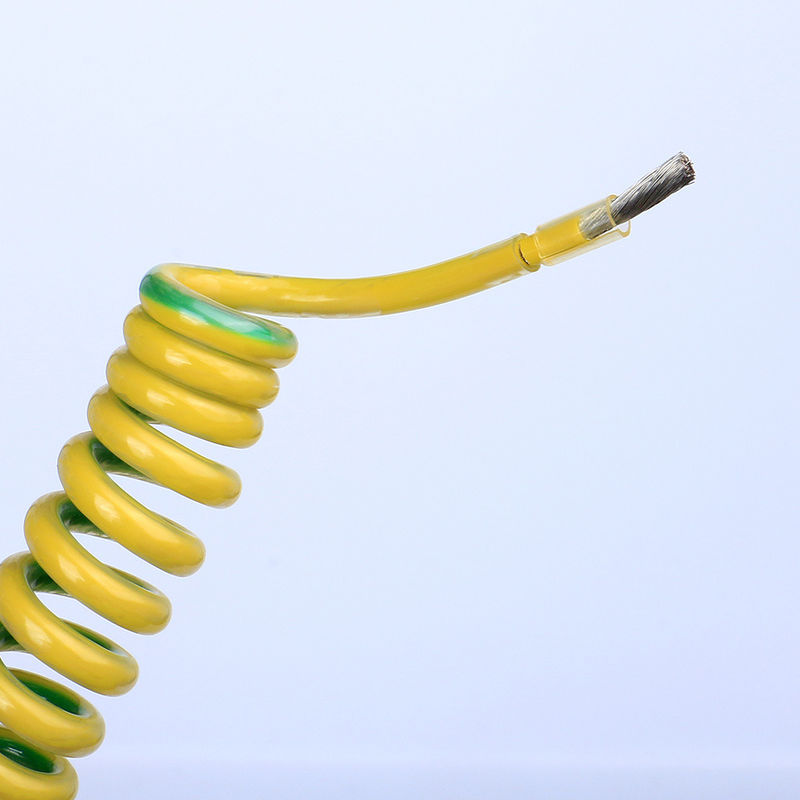 Material da bainha PVC 2-10 núcleos Retardante de Chama Espiral de Primavera Cable de Alimentação para Equipamentos Eletrônicos