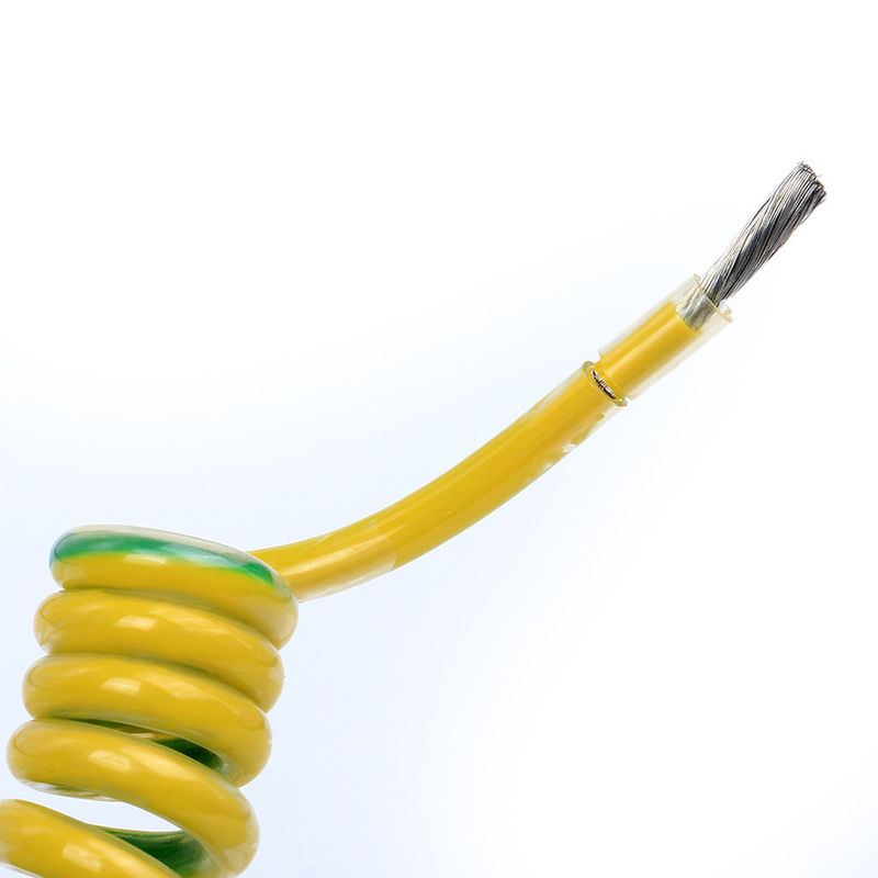 Material da bainha PVC 2-10 núcleos Retardante de Chama Espiral de Primavera Cable de Alimentação para Equipamentos Eletrônicos