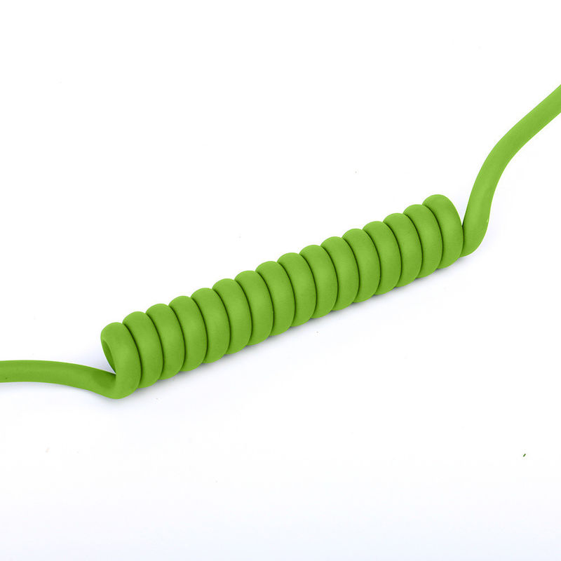 Cabo robótico de moagem de borracha de silicone espiral enrugado para enrugamento suave