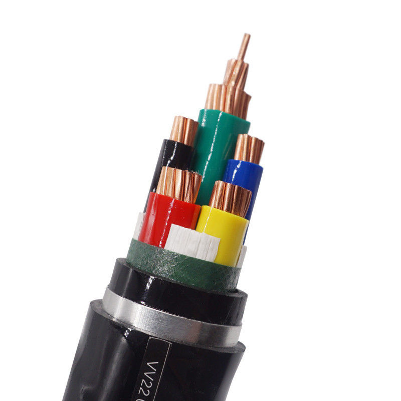 Material de fio redondo isolado 4 núcleo Subterrâneo Cable de energia blindado Teflon fio de alta temperatura