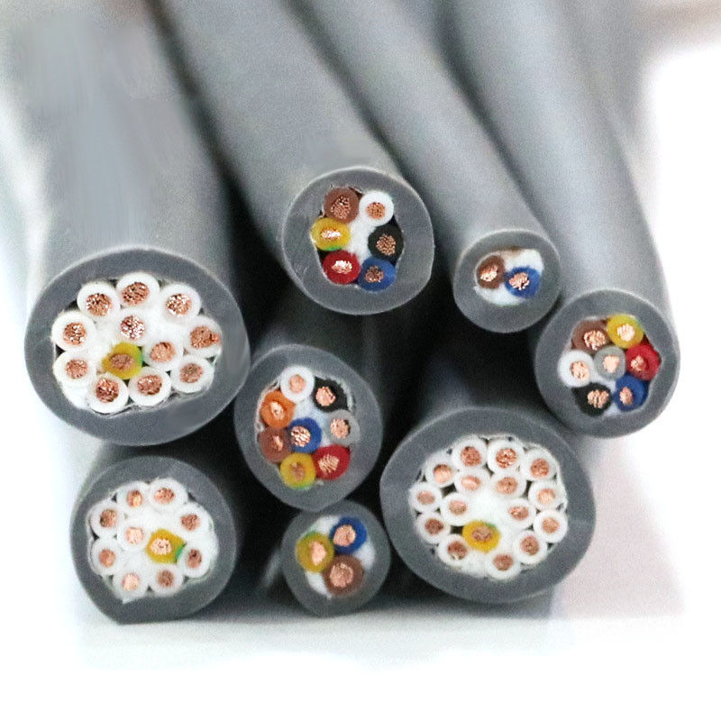 Material de fio redondo isolado 4 núcleo Subterrâneo Cable de energia blindado Teflon fio de alta temperatura