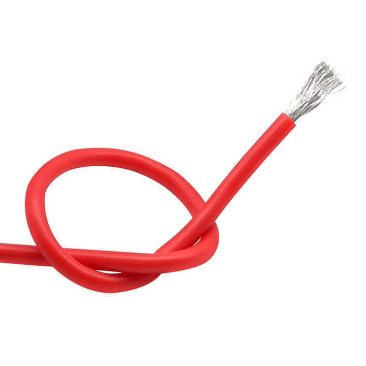Overhead 18AWG Alta Temperatura Flexível Soft Silicone Elétrico Retardante de Chama Uso de bateria de lítio de nova energia