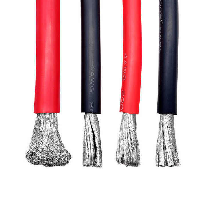 Overhead 18AWG Alta Temperatura Flexível Soft Silicone Elétrico Retardante de Chama Uso de bateria de lítio de nova energia