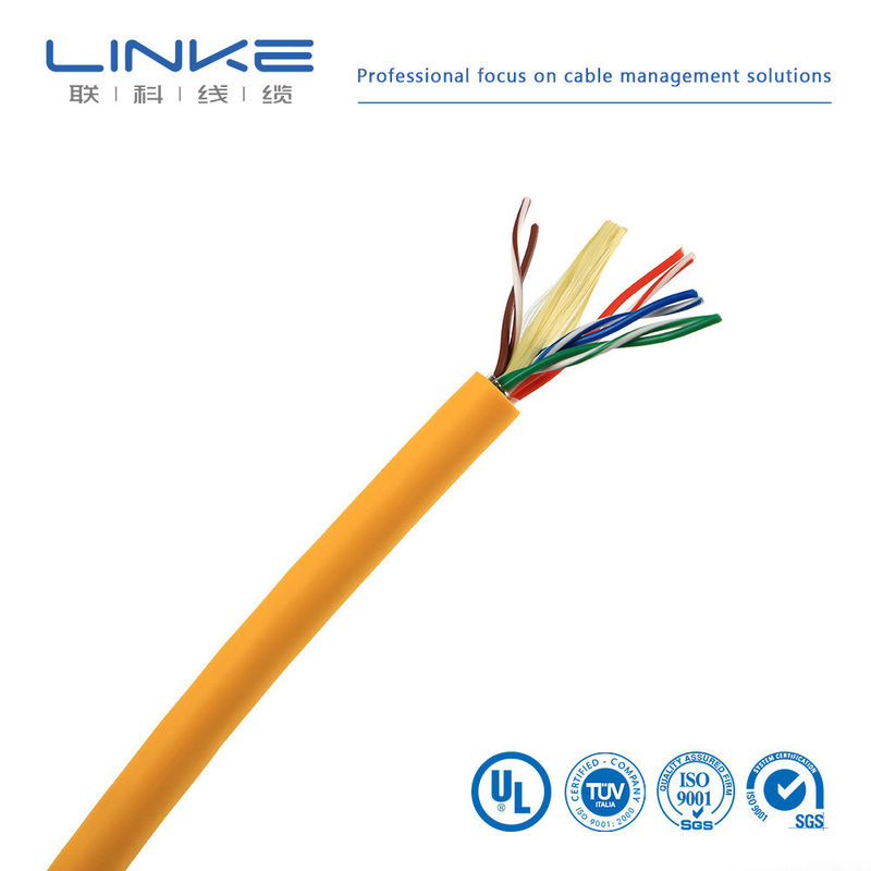 CAT5e UTP LAN Cable CCA 1000 ft Amarelo Preenchimento opcional Moeda dos EUA Amarelo sólido