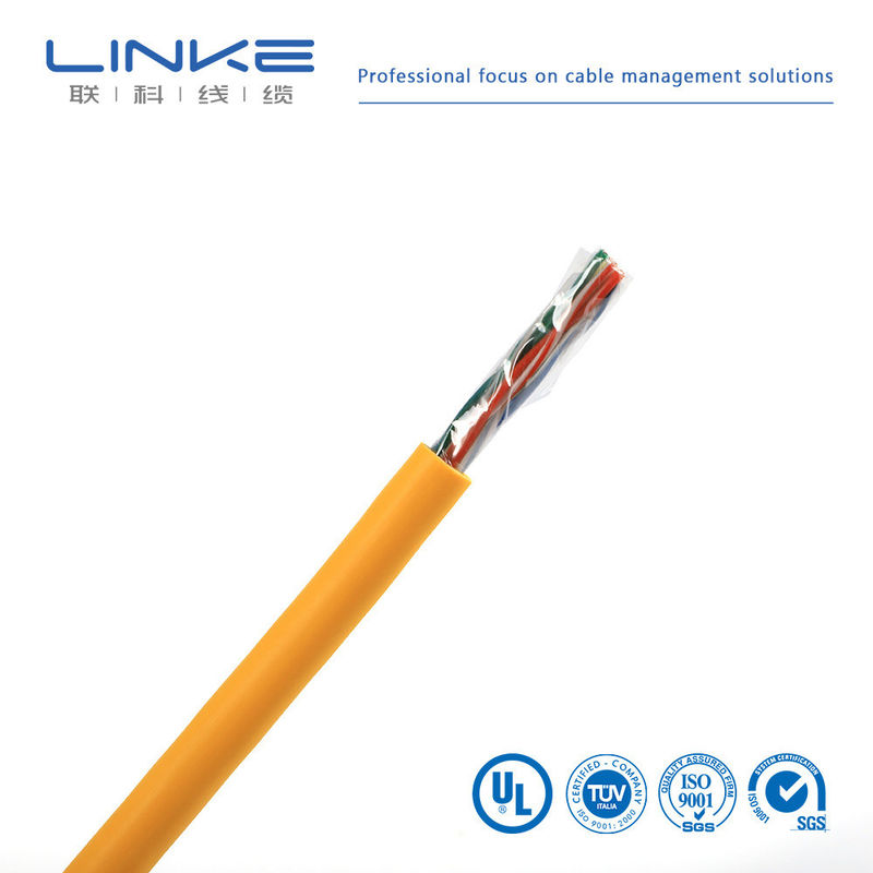 CAT5e UTP LAN Cable CCA 1000 ft Amarelo Preenchimento opcional Moeda dos EUA Amarelo sólido