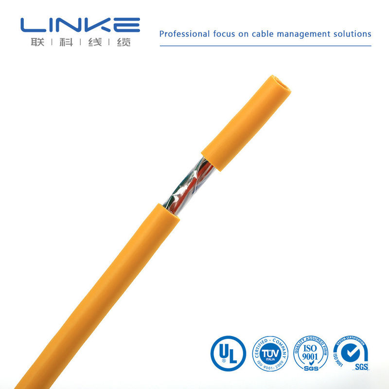CAT5e UTP LAN Cable CCA 1000 ft Amarelo Preenchimento opcional Moeda dos EUA Amarelo sólido