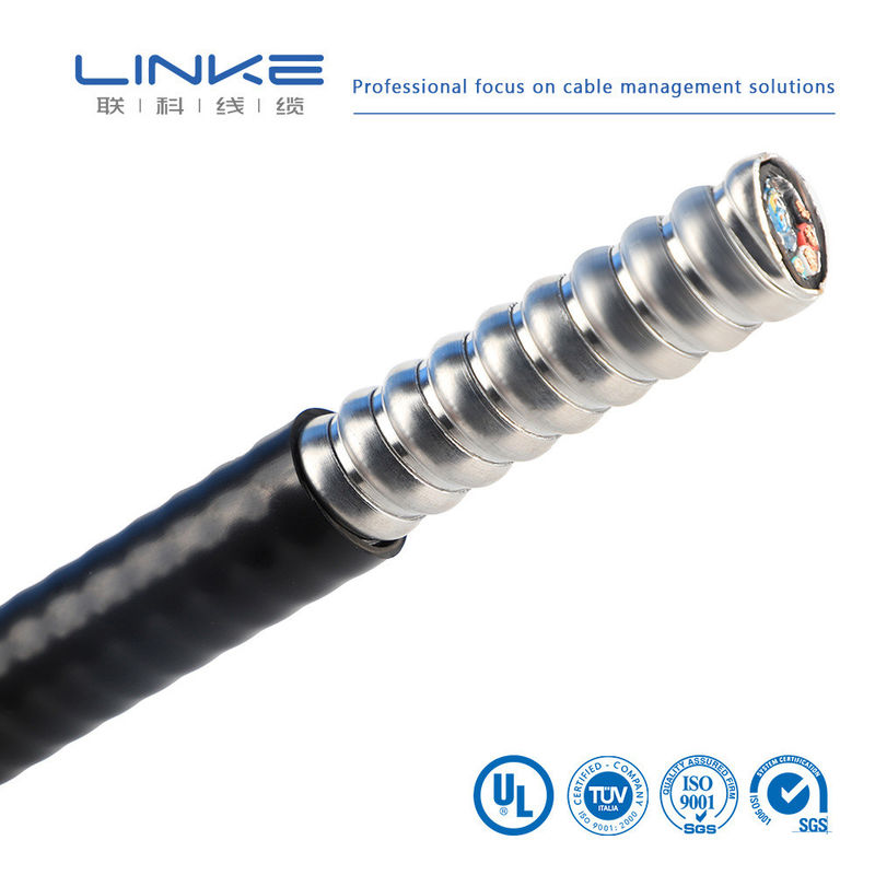 Cable de energia de baixa tensão de cobre blindado PVC isolado para cabo blindado subterrâneo industrial