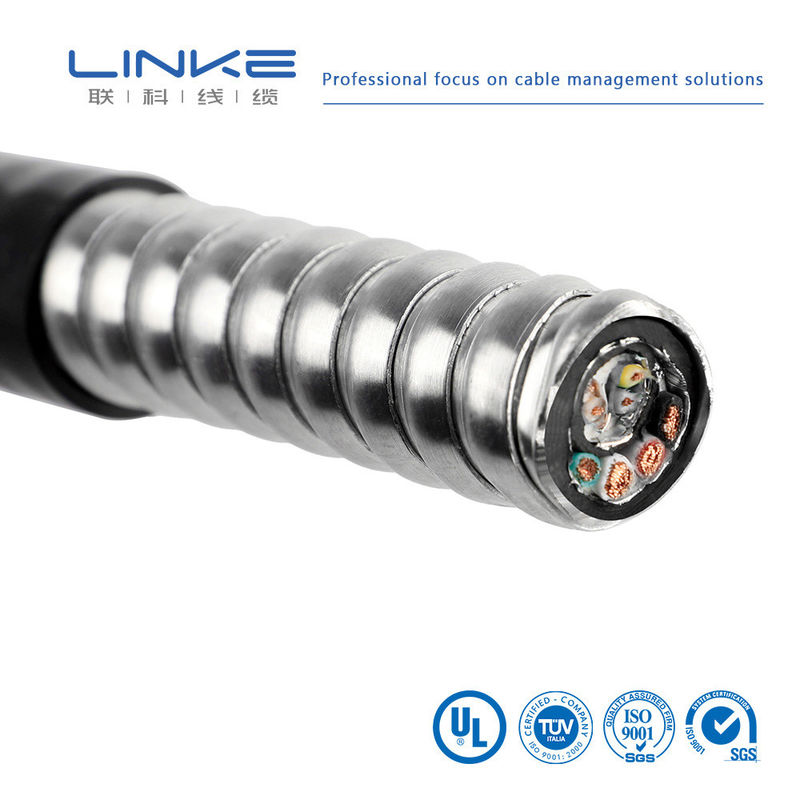 Cable de energia de baixa tensão de cobre blindado PVC isolado para cabo blindado subterrâneo industrial