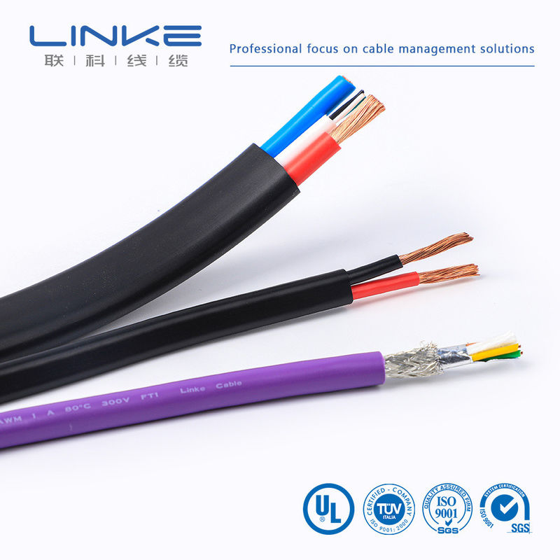 Cabos de controlo industrial isolados de cobre mole e PVC 60227 IEC 52 53rvv Cabos de controlo multi-núcleo