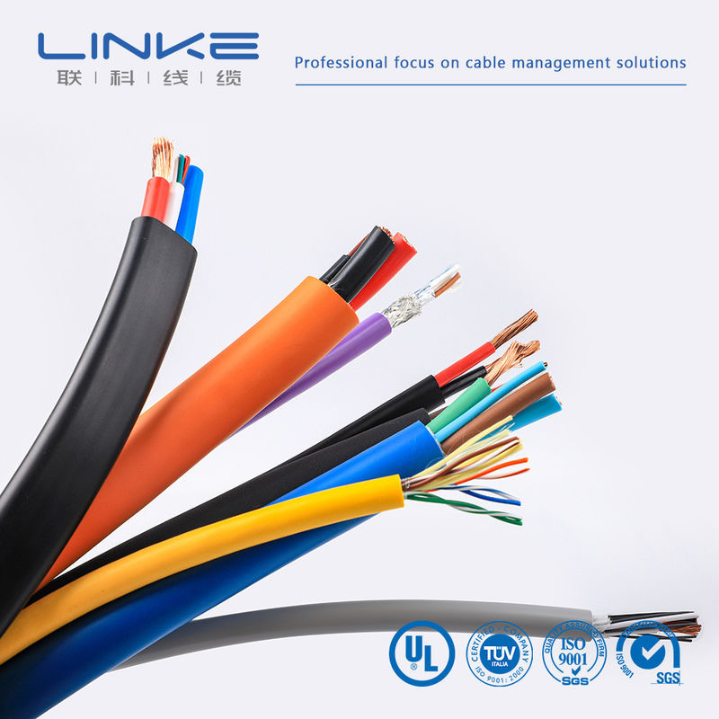 Cabos de controlo industrial isolados de cobre mole e PVC 60227 IEC 52 53rvv Cabos de controlo multi-núcleo