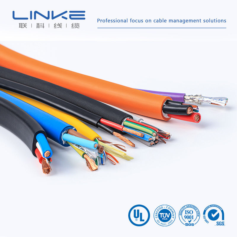 Cabos de controlo industrial isolados de cobre mole e PVC 60227 IEC 52 53rvv Cabos de controlo multi-núcleo