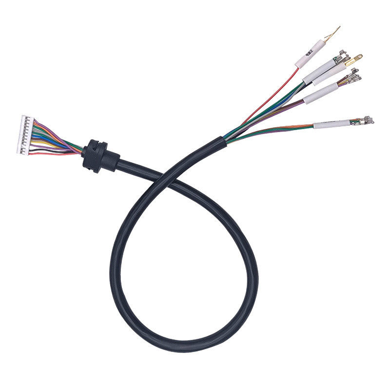 Montagem de Chicote de Fios Enrolado em Cabo Médico Personalizado de Alta Tensão com Múltiplos Condutores