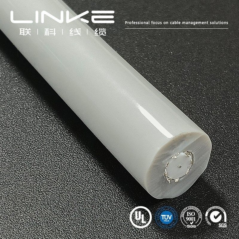 1.0mm Cordão de fibra de vidro revestido de prata tela de tensão de cabo médico personalizado para médico
