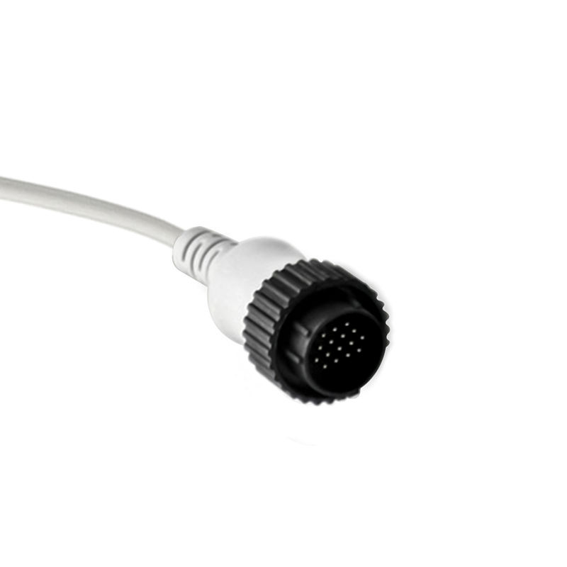 10 Leads ECG EEG ECG Cable para monitores de pacientes bionet Schille TPE Cabos de chumbo isolados