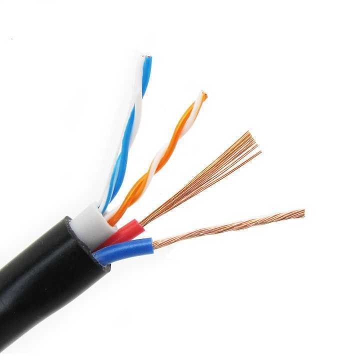 Cable de rede de cobre de alta flexibilidade composto Cat 5 personalizado para estação de energia