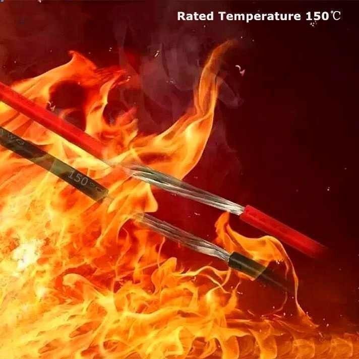 Cabo de alimentação automotivo resistente ao calor de cobre estanhado 24AWG para chicote de bateria EV