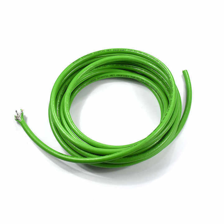 Material do condutor de cobre / estanho de cobre personalizado Verde PUR Jacket Canbus cabo de ônibus industrial com forma de fio redondo