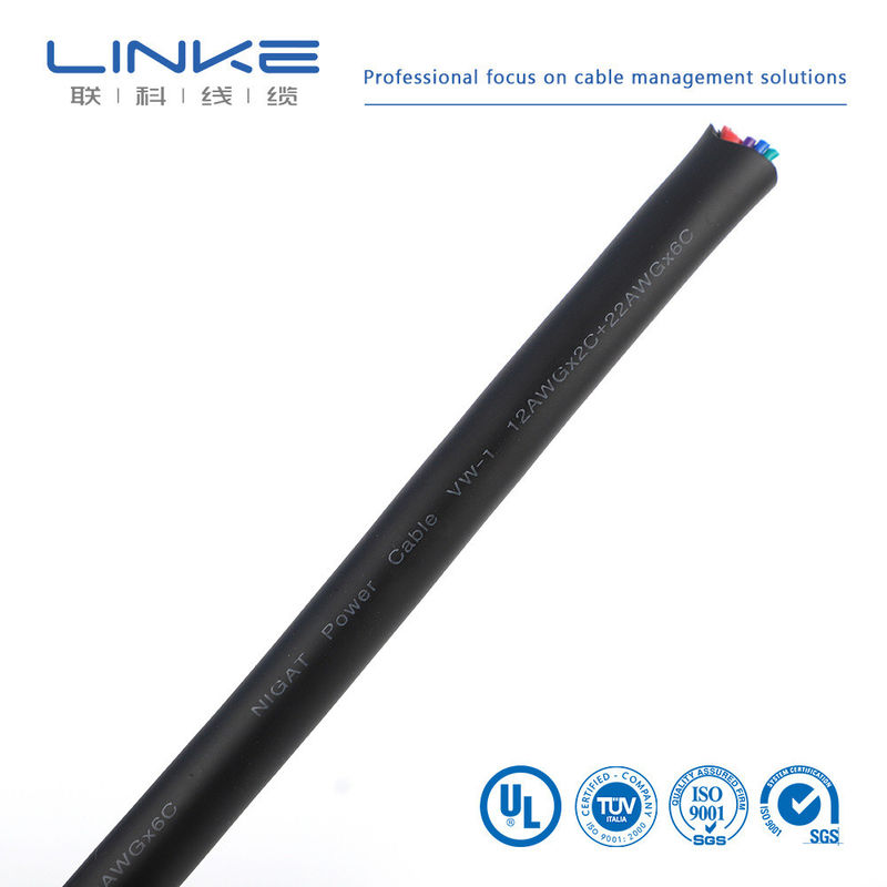 Cabos automotivos de cobre enlatados de dupla blindagem de alta tensão para aplicações de baixa e média tensão