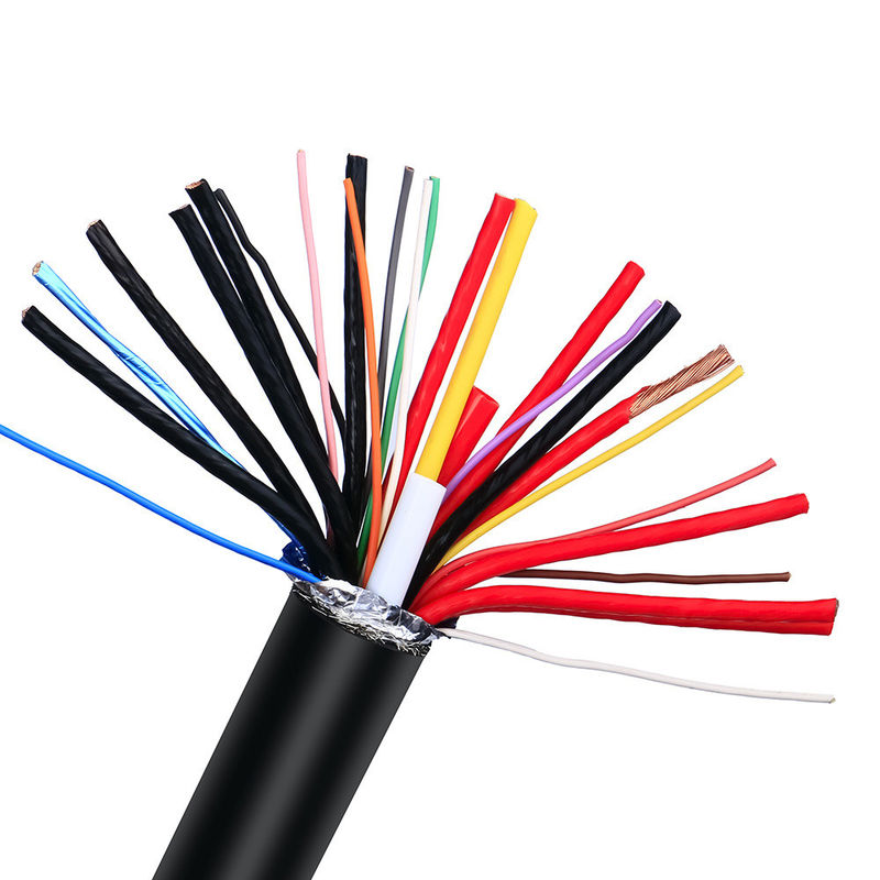 Material de isolamento de PVC ISO9001 Multi Core Shield Control Cable UL2464 Cable Elétrico