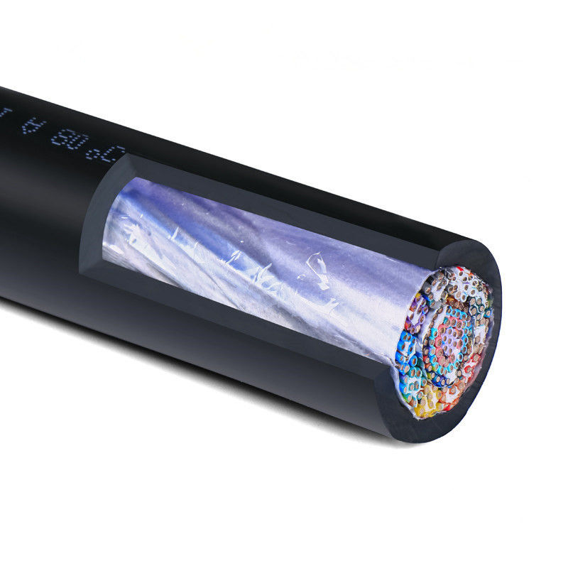 300V corrente de alta temperatura 2 núcleo de arame blindado cabo de controlo industrial para aplicações marítimas e eletrônicas