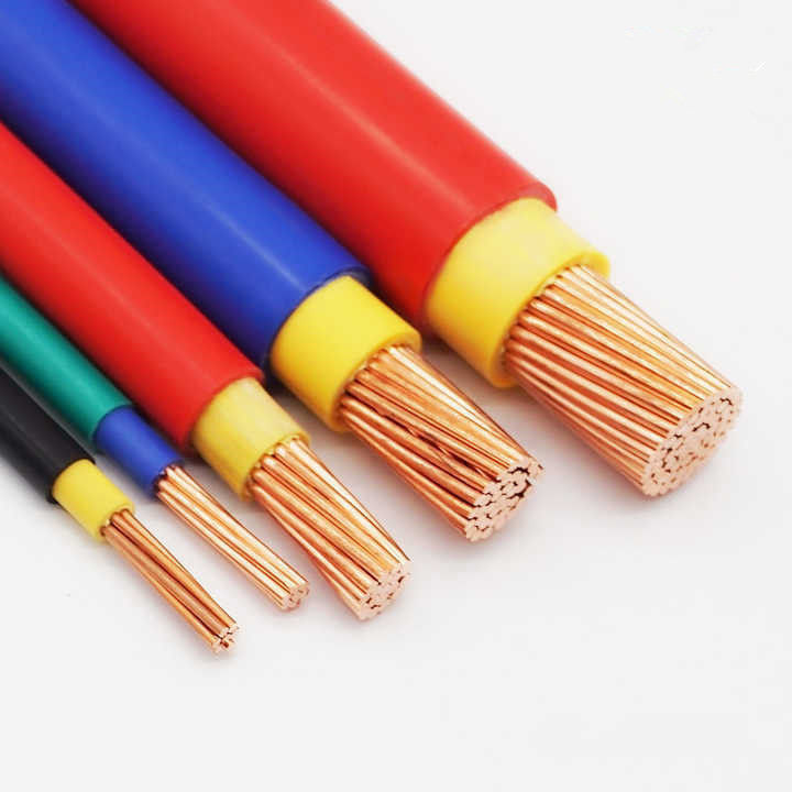 Fios de lata de PVC de núcleo múltipla Fios elétricos flexíveis para as necessidades do cliente