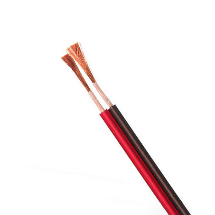 Fio de alto-falante de cobre flexível com isolamento de PVC UL2468 de 2 núcleos, 300V
