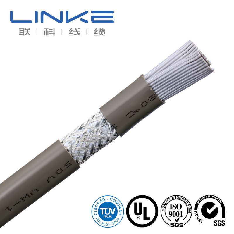 0.76mm espessura média de borracha flexível Flat Power Wire Cable para cablagem de máquina