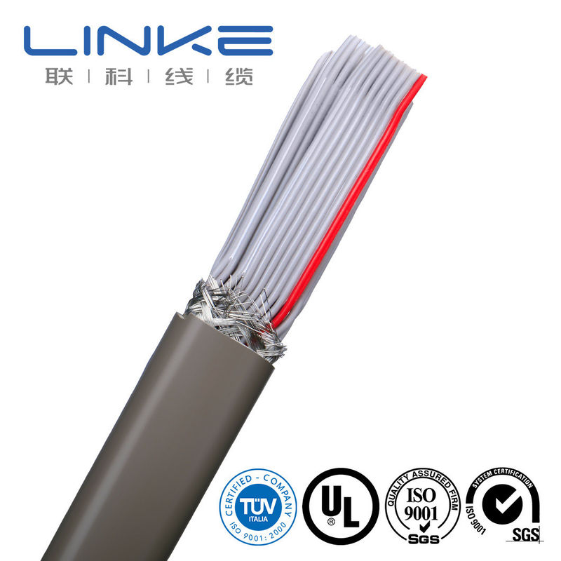 0.76mm espessura média de borracha flexível Flat Power Wire Cable para cablagem de máquina