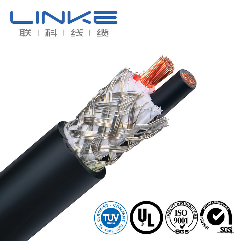 UL2661 Cabo de PVC Cabo Multicore com Cable de chapéu trançado de folha de alumínio blindado