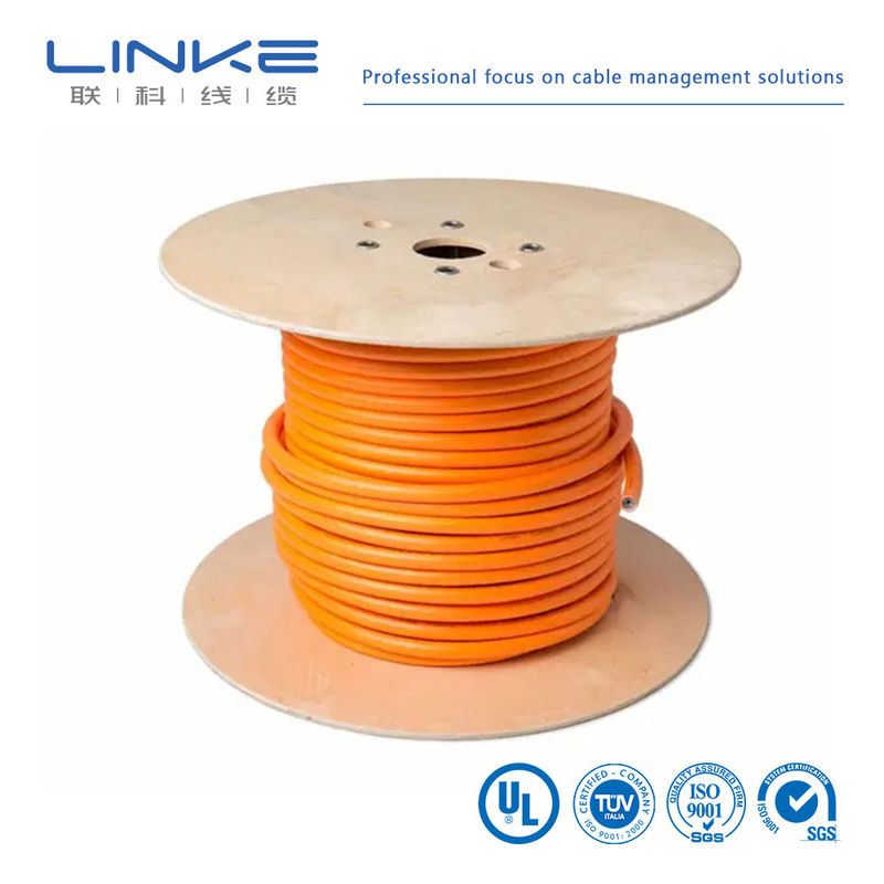 Cable de carregador de veículos elétricos de fio de silicone blindado flexível com tensão nominal de 1500 V para aplicações de alta potência