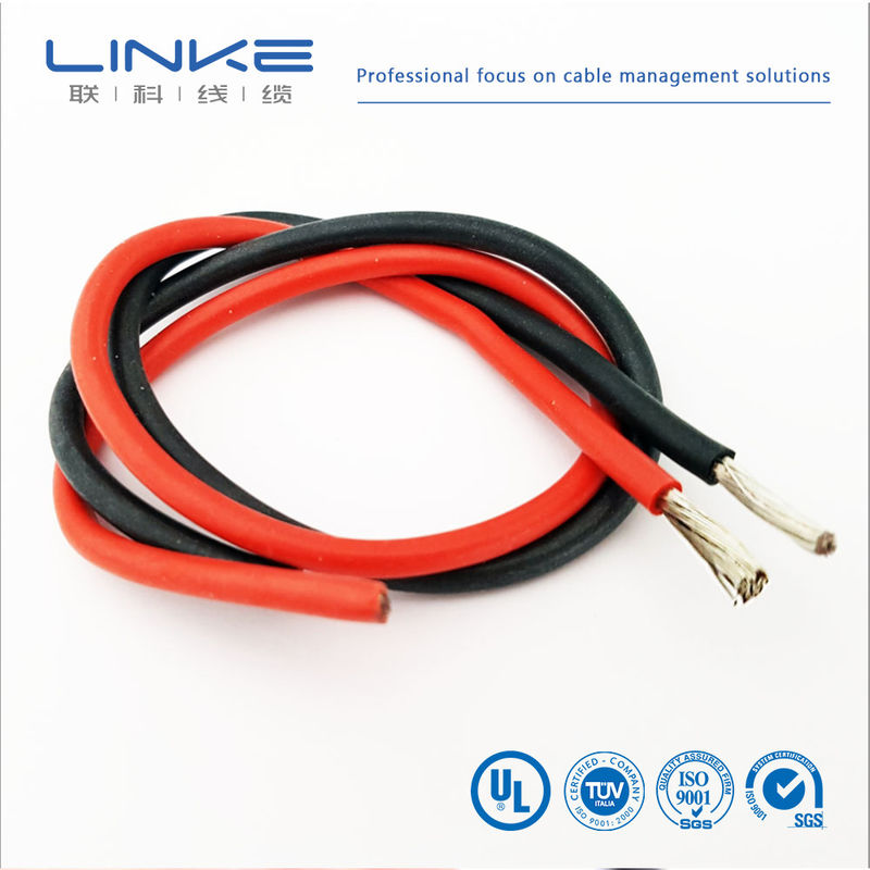 Cabos de silicone de cobre enlatado com alta flexibilidade e tensão de 500 V