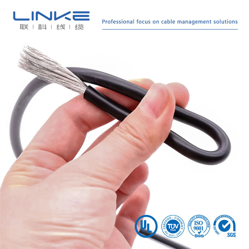 Cabos de silicone de cobre enlatado com alta flexibilidade e tensão de 500 V