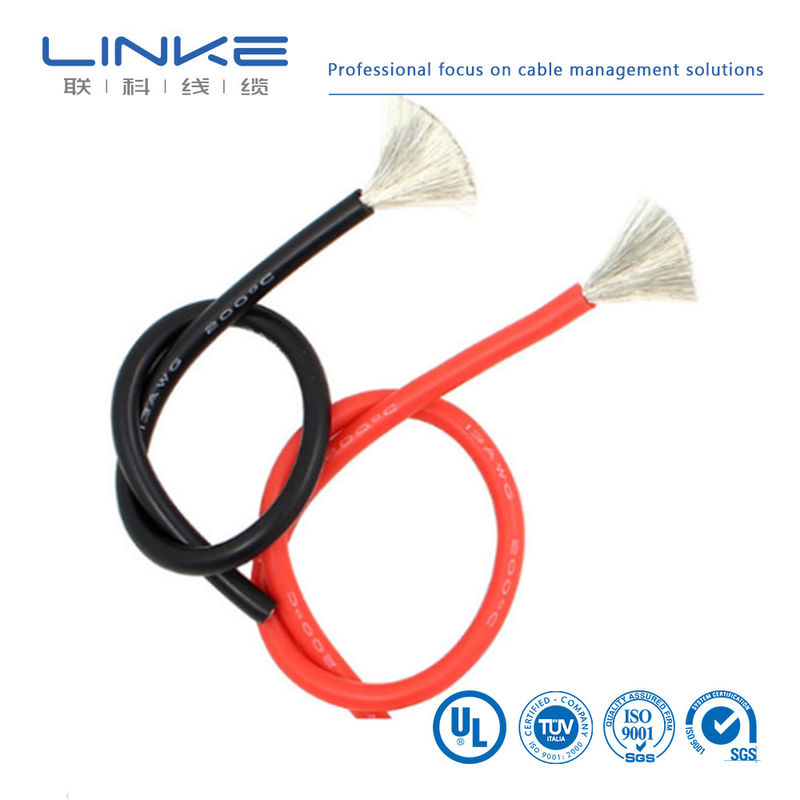 Cabos de silicone de cobre enlatado com alta flexibilidade e tensão de 500 V