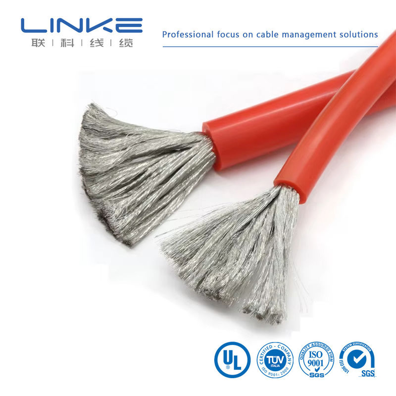 Fio de Silicone UL3512 de Cobre Estanhado de Alta Temperatura com Múltiplos Tamanhos AWG para Aplicações Industriais