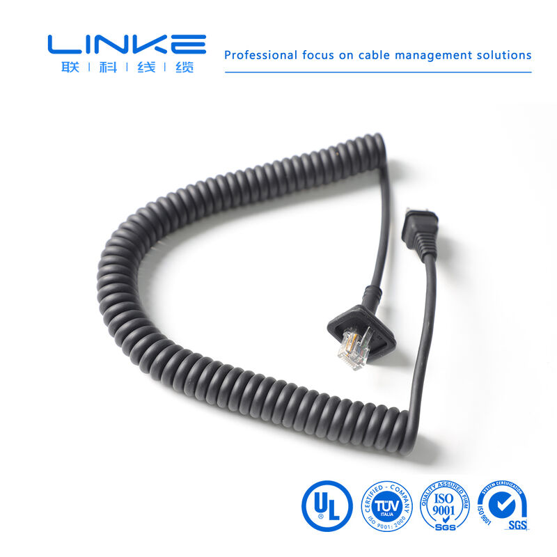 Cabo de Rede Industrial Blindado Gigabit Categoria 6 com Conector RJ45 para Ethernet Industrial