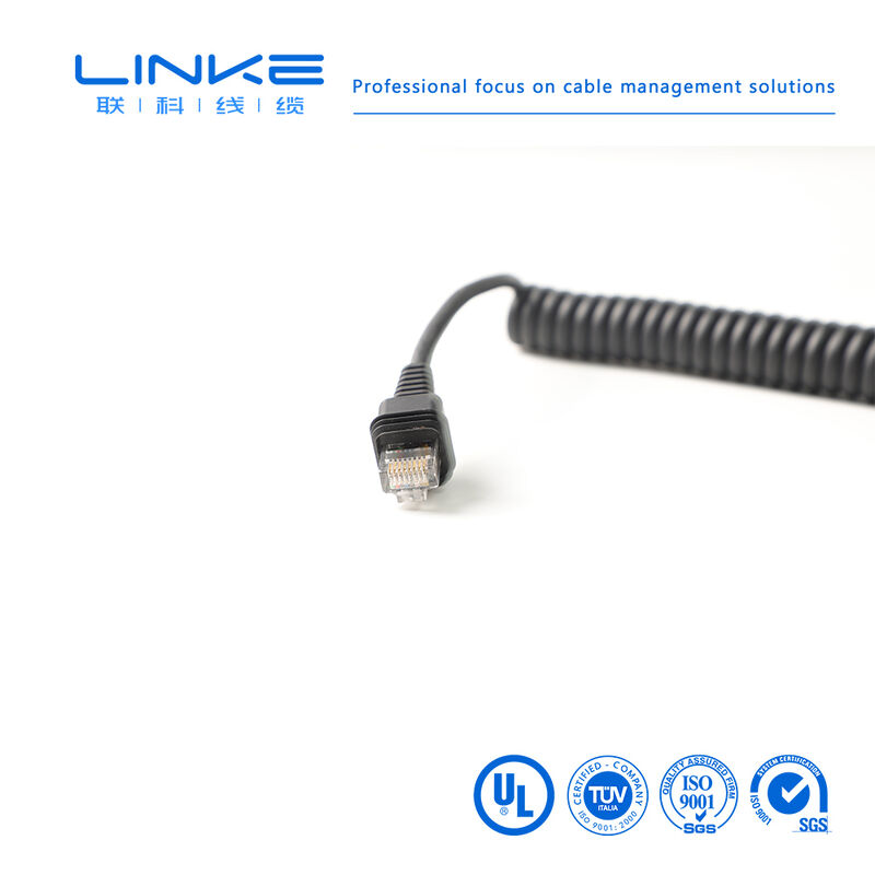 Cabo de Rede Industrial Blindado Gigabit Categoria 6 com Conector RJ45 para Ethernet Industrial