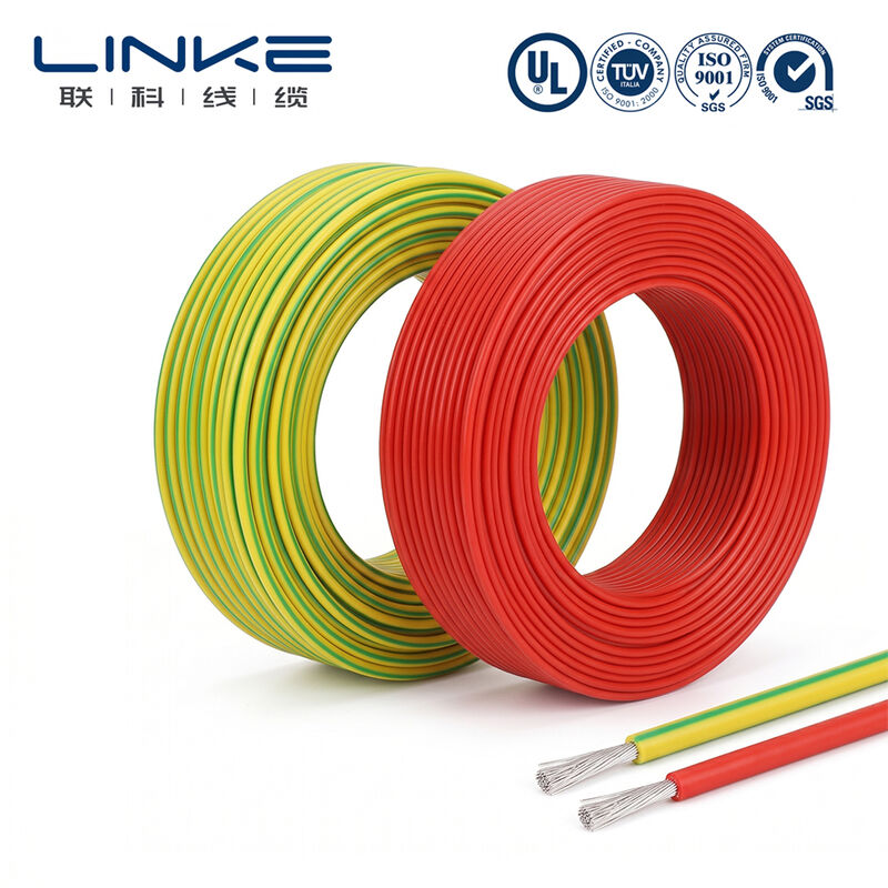 Fio de conexão eletrônica UL1007 com condutor de cobre estanhado, classificação de 300V e capa de PVC personalizável