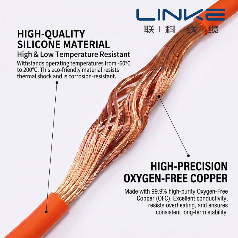 Alta temperatura 200°C 600V Voltagem nominal Ultra Soft Silicone Cable UAV Wire para armazenamento de energia Drone