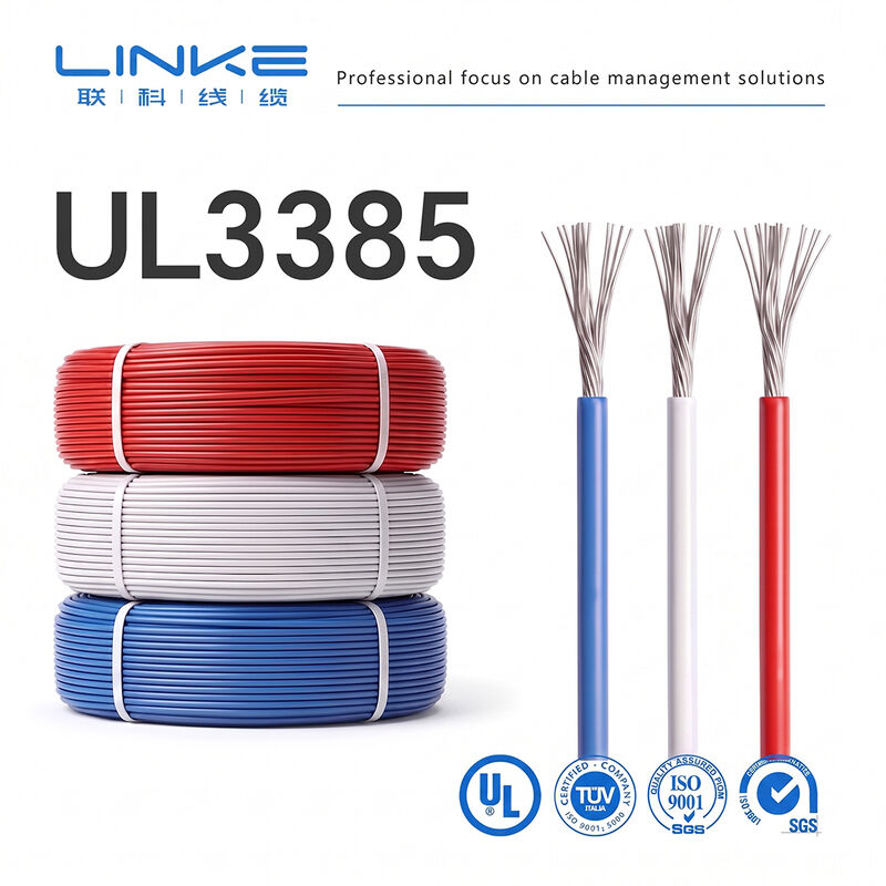 UL 3385 Cabo eletrônico flexível sem halogênio com corrente de 600 V/1000 V para fiação interna de aparelhos